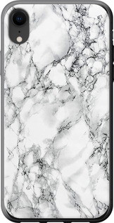 Чохол Мармур білий на iPhone XR