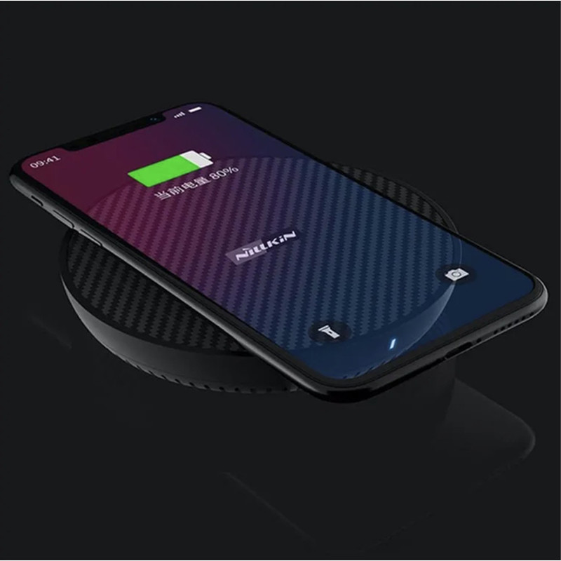 Фото БЗП Nillkin Power Flash Wireless Charger (Aramid fiber) 15W (MC035) (Black) в маназині vchehle.ua