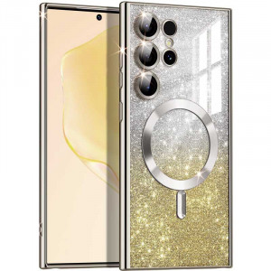 TPU чехол Delight case with Magnetic Safe с защитными линзами на камеру для Samsung Galaxy S25 Ultra