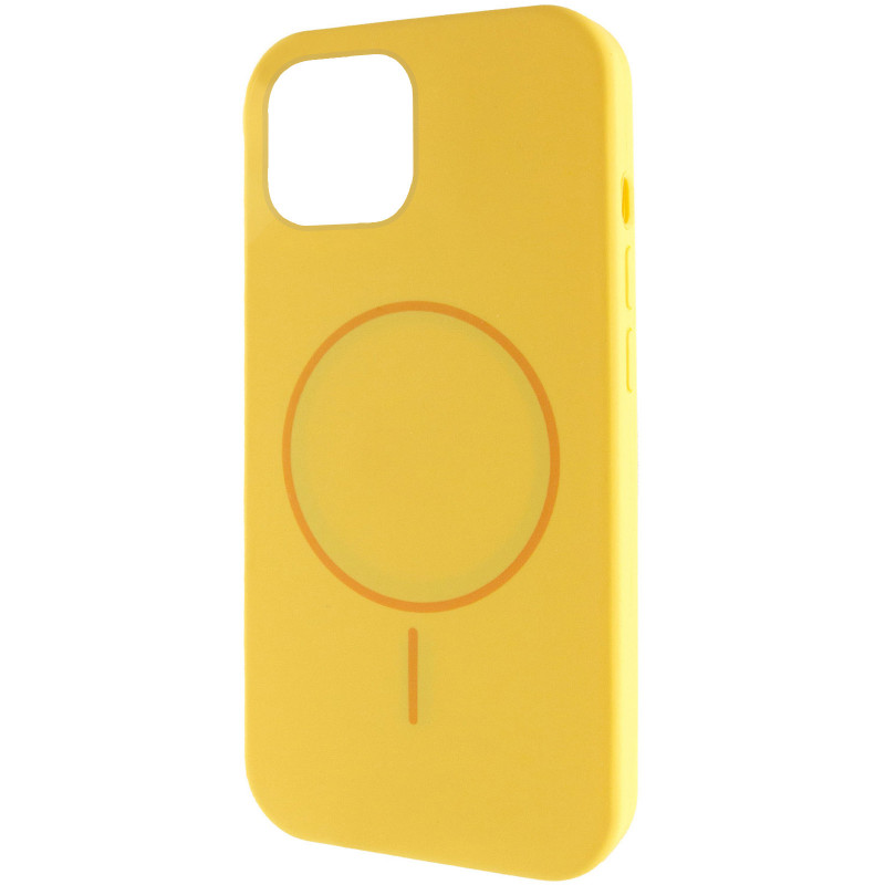 Чехол Silk Full Protective (AA) NO LOGO with Magnetic Fit для Apple iPhone 11 (6.1") (Желтый / Yellow)