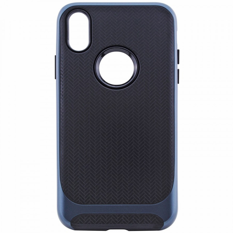 

TPU+PC чехол Deen Royce Series для Apple iPhone X (5.8") (Черный / Синий) 547409