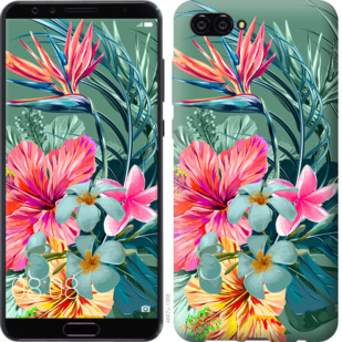 

Чехол Тропические цветы v1 для Huawei Nova 2S 845194
