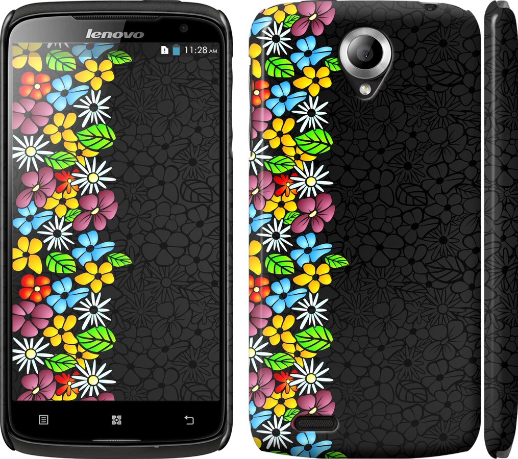 

Чехол цветочный орнамент для Lenovo S820 102230
