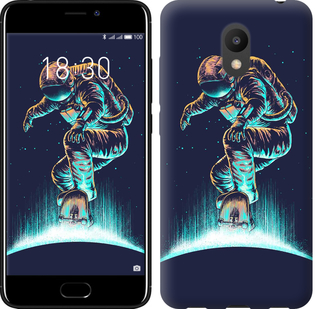 

Чехол Космонавт на скейтборде для Meizu M6 651730
