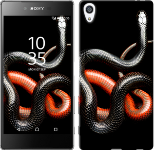 

Чохол Червоно-чорна змія на чорному тлі на Sony Xperia Z5 Premium E6883 482150