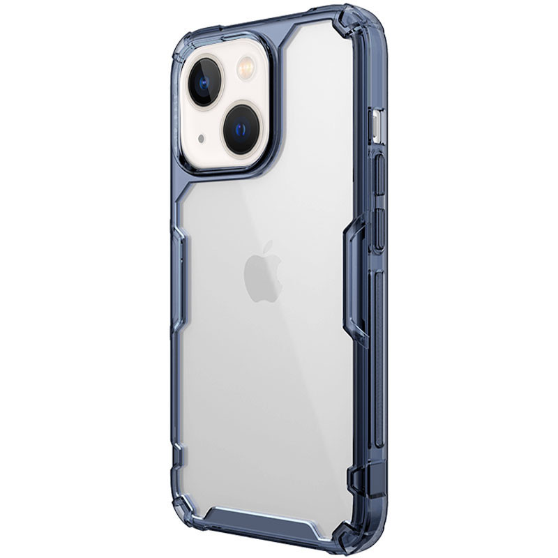 Фото TPU чехол Nillkin Nature Pro Series для Apple iPhone 14 (6.1") (Синий (прозрачный)) на vchehle.ua