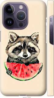 

Чохол Єнотик з кавуном на iPhone 14 Pro 1481636