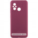 Чохол Silicone Cover Lakshmi Full Camera (AAA) на Motorola Moto G15 4G (Бордовий / Plum)