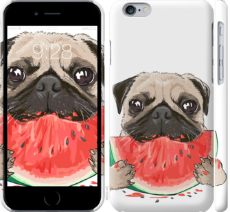 

Чехол Мопс и арбуз для iPhone 6s (4.7'') 843371