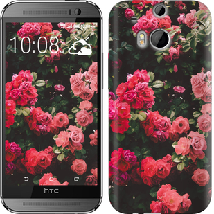 

Чохол Кущ з трояндами на HTC One M8 639172