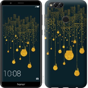 

Чехол Иллюстрация ночного города для Huawei Honor 7X 658831