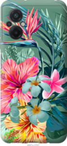 Чехол Тропические цветы v1 для Xiaomi Poco M5