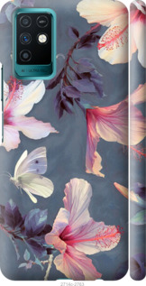 

Чехол Нарисованные цветы для Infinix Note 10 1427459