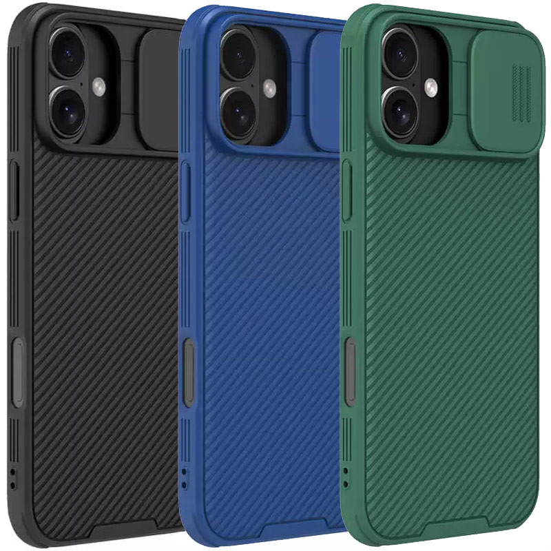 Карбоновая накладка Nillkin CamShield Pro для Apple iPhone 16 (6.1")