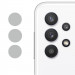 Гибкое защитное стекло 0.18mm на камеру (тех.пак) для Samsung Galaxy A33 5G / A53 5G / A73 5G (Прозрачный)