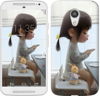 

Чохол Мила дівчинка з зайчиком на Motorola Moto G2 636765
