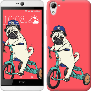 

Чохол Мопс на велосипеді на HTC Desire 826 dual sim 87623