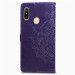 Фото Шкіряний чохол-книжка Art Case з візитницею на Xiaomi Redmi Note 6 Pro (Фіолетовий) на vchehle.ua