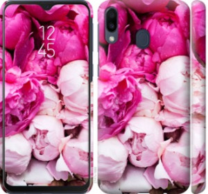 Чехол Розовые пионы для Samsung Galaxy M20
