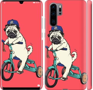 

Чехол Мопс на велосипеде для Huawei P30 Pro 703038