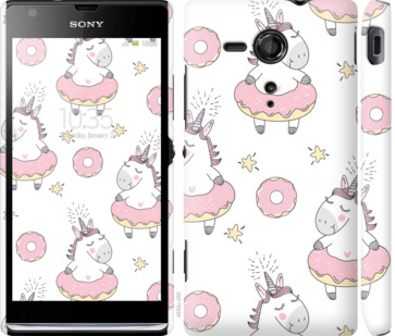 

Чехол Единорожки для Sony Xperia SP M35H 830326