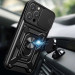 Фото Ударопрочный чехол Camshield Serge Ring для Apple iPhone 12 Pro / 12 (6.1") (Черный) на vchehle.ua