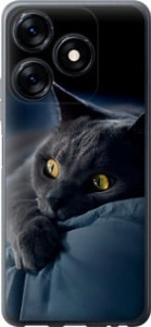 Чехол Дымчатый кот для Tecno Spark 10