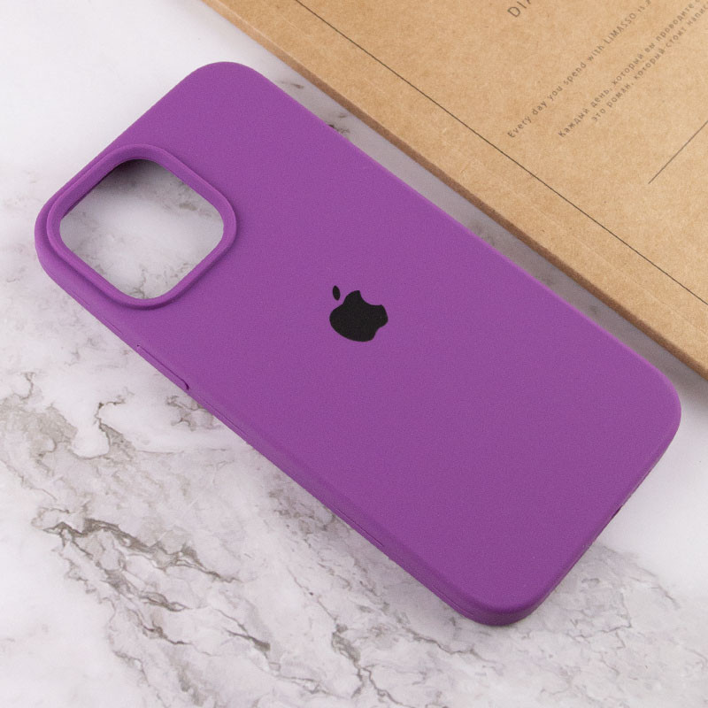 Купити Чохол Silicone Case Full Protective (AA) на Apple iPhone 15 (6.1") (Фіолетовий / Grape) на vchehle.ua