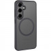 TPU+PC чехол Metal Buttons with Magnetic Safe Colorful для Samsung Galaxy S25 (Черный / Black)