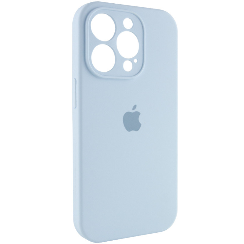 Фото Чехол Silicone Case Full Camera Protective (AA) для Apple iPhone 13 Pro (6.1") (Голубой / Sweet Blue) на vchehle.ua