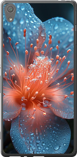 Чехол Роса на цветке для Sony Xperia XA F3112