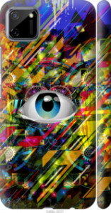 Чехол Абстрактный глаз для Realme C11 2020