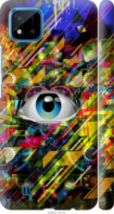 Чехол Абстрактный глаз для Realme C20A