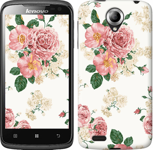 

Чехол цветочные обои v1 для Lenovo S820 642223
