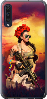 Чохол Українка зі зброєю на Samsung Galaxy A50 2019 A505F