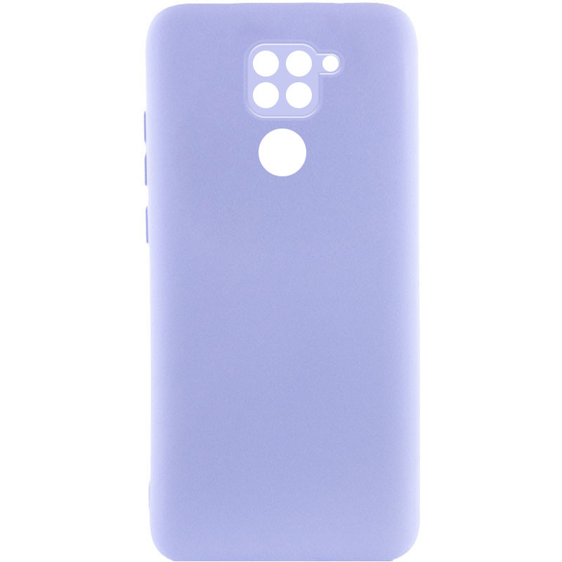 Чохол Silicone Cover Lakshmi Full Camera (AA) на Xiaomi Redmi Note 9 / Redmi 10X (Бузковий / Dasheen)