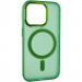 Фото Чохол TPU+PC Lily with Magnetic safe на Apple iPhone 14 Pro (6.1") (Army Green) на vchehle.ua