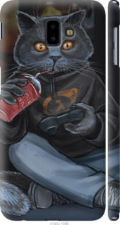 Чехол gamer cat для Samsung Galaxy J6 Plus 2018