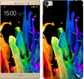 

Чехол брызги краски для Huawei P8 Max 381460