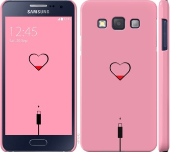 

Чехол Подзарядка сердца1 для Samsung Galaxy A3 A300H 730004