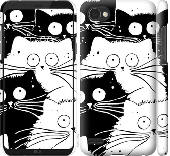 

Чехол Коты v2 для LG Q6 667759