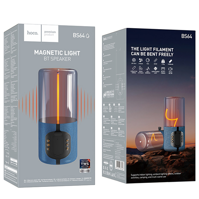 Bluetooth Колонка Hoco BS64 Rocker (Blue) в магазине vchehle.ua
