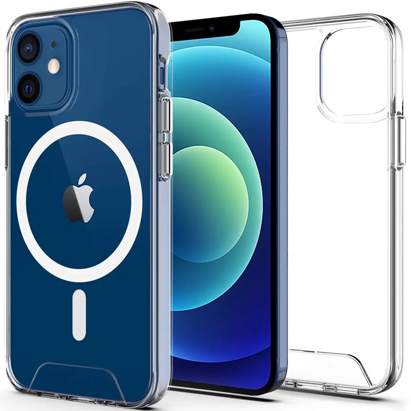 Чехол TPU Space Case with Magnetic Safe для Apple iPhone 11 (6.1") (Прозрачный)