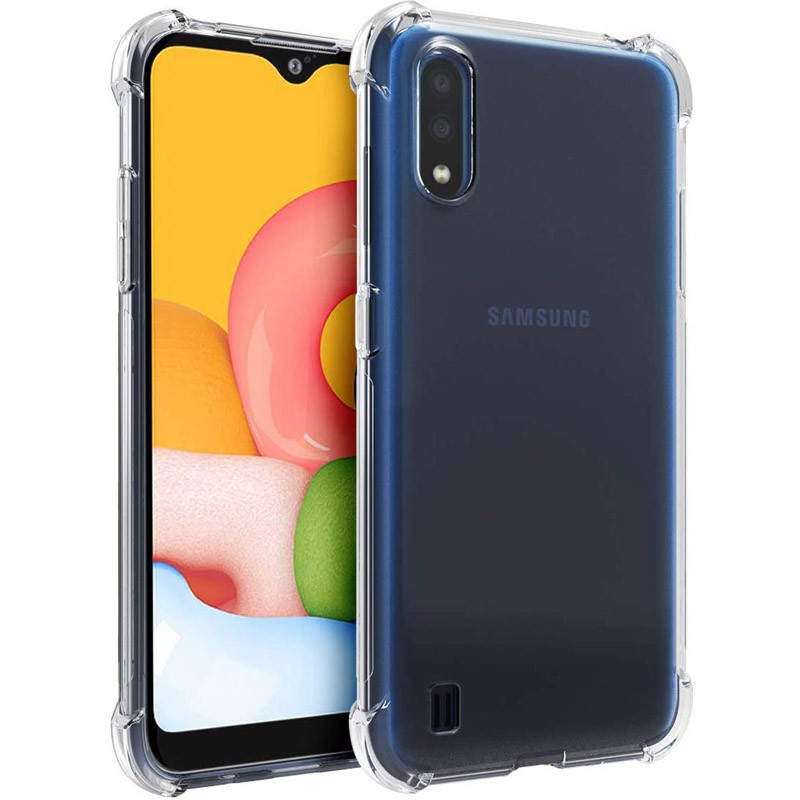 

TPU чохол Epic Ease з посиленими кутами на Samsung Galaxy A01 (Прозорий / Transparent) 931865