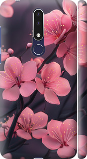 Чехол Пурпурная сакура для Nokia 3.1 Plus