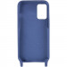 Фото Чохол Cord case Ukrainian style c довгим кольоровим ремінцем на Samsung Galaxy A53 5G (Темно-синій / Midnight blue) в маназині vchehle.ua