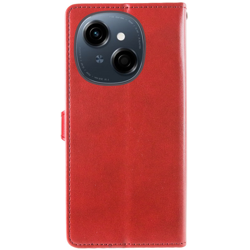 Купить Кожаный чехол-книжка GETMAN Gallant (PU) для TECNO Spark Go 1 (KL4) (Красный) на vchehle.ua