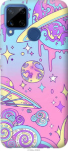 Чехол Розовая галактика для Realme C15