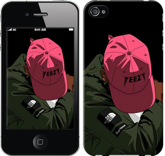 

Чехол logo de yeezy для iPhone 4 630060
