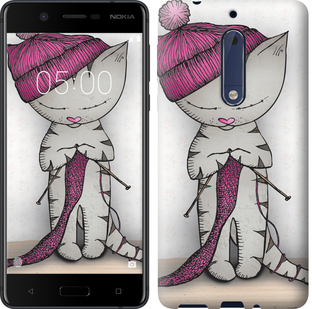 

Чехол Кошка рукодельница для Nokia 5 584450